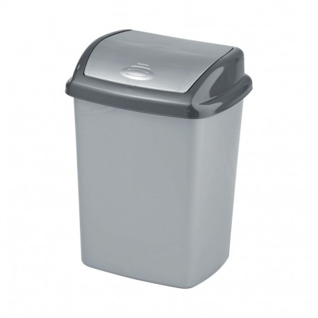 "jäätmekast Dominik 25L 36,5x29,1x48cm hõbedane"