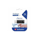 Verbatim USB-A 3.2 Gen 1 PinStripe mälupulk 64GB must 49318