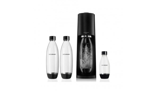 Sodastream Terra karbonisaator + 3 pudelit + gaas must