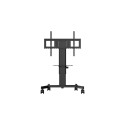 iiyama Single column electric floor lift on wheels with easy mount brackets and laptop shelf