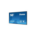 iiyama 50&quot; 4K UHD Professional Digital Signage 24/7 display featuring Android OS, FailOver 