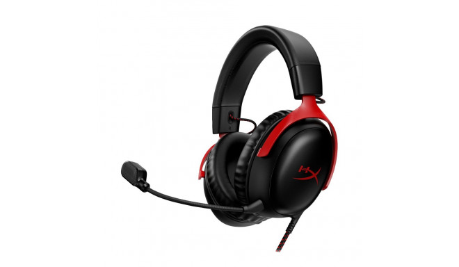 HyperX Cloud III - Gaming Headset (Black/Red)