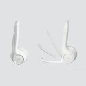 Logitech H390 USB Computer Headset Wired Headphones, USB Type-A, Off-white