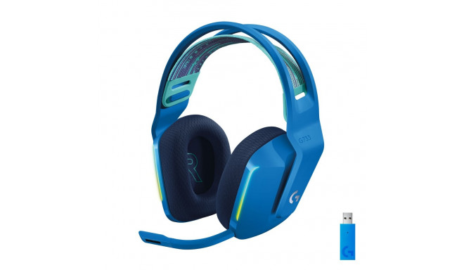 Logitech Lightspeed Gaming Headset G733 blue