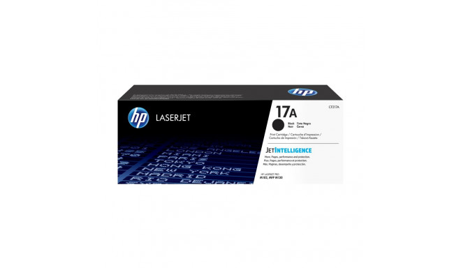 HP 17A Black Laser Toner Cartridge, 1600 pages, for HP LaserJet Pro M102a, M130a