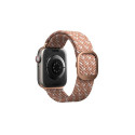 UNIQ Aspen rihm Apple Watch 40/38/41 mm Series 1/2/3/4/5/6/7/8/SE/SE2 punutud DE tsitrusroosa
