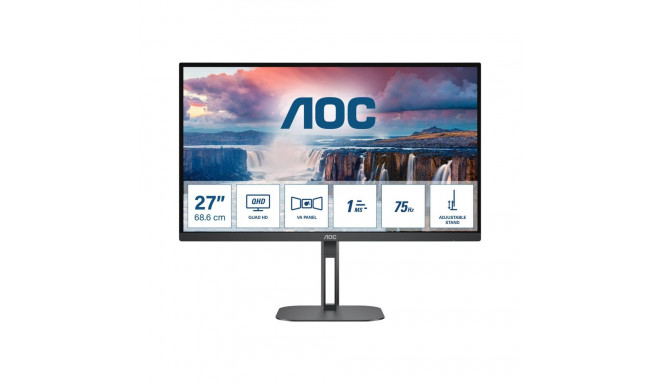 AOC Q27V5N/BK 27inch WQHD VA 75Hz 4ms