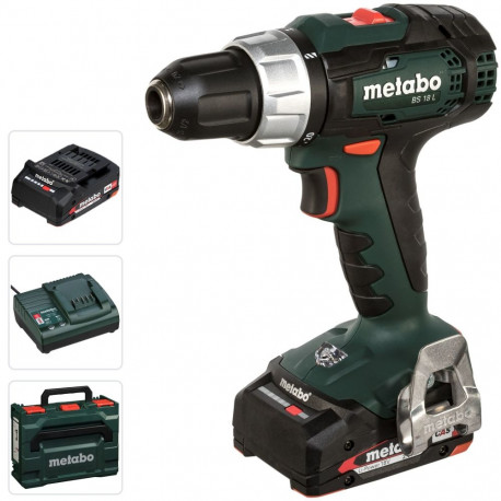 Metabo juhtmevaba akutrell-kruvikeeraja BS 18 L 2x2Ah metaBOX