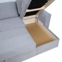 Corner sofa bed INGA grey
