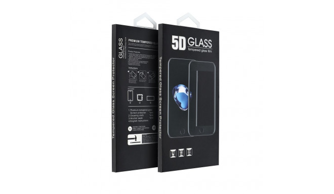 5D Full Glue Tempered Glass - for Motorola E14 / G04 / G04s / G24 / G24 Power black