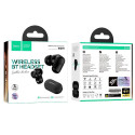 HOCO wireless earphone bluetooth TWS EQ19 midnight black