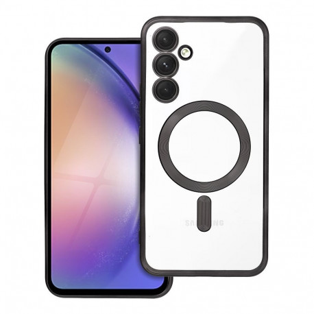 Case for Samsung A54 Electro Mag Cover compatible with MagSafe black