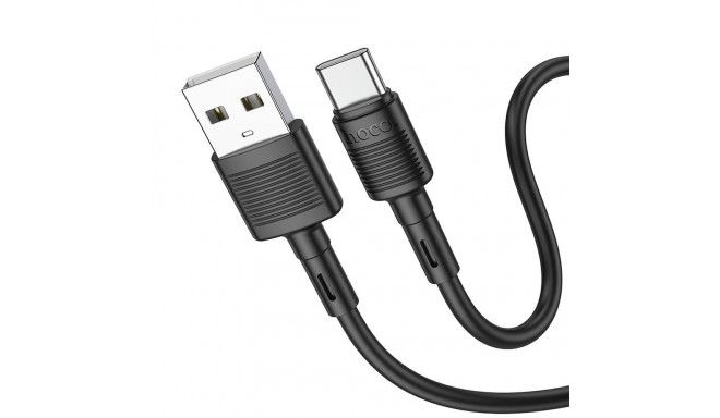 Cable USB A to USB C Hoco 3A 1 m X83 black