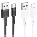 Cable USB A to USB C Hoco 3A 1 m X83 black