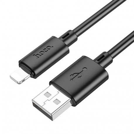 Cable USB A to Lightning Hoco 2,4A 1 m X88 black