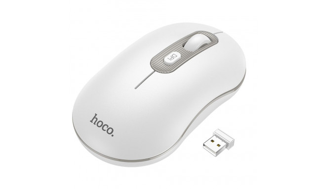 Wireless mouse Hoco 2,4G 1600 dpi GM21 white
