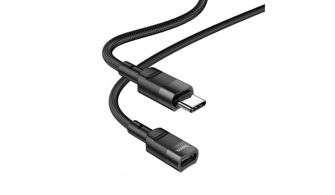 Adapter OTG USB C to USB C Hoco 3A 1,2 m U107 black