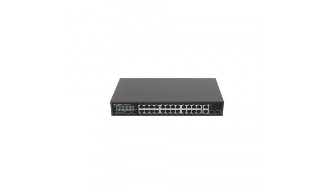 Lanberg Switch 24X 100MB DSP+/2X Combo rack 19" 250W