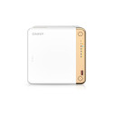QNAP TS-462-4G NAS/andmesalvestusserver torn Intel® Celeron® N4505 4 GB DDR4 0 TB QNAP QTS valge
