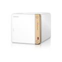 QNAP TS-462-4G NAS/andmesalvestusserver torn Intel® Celeron® N4505 4 GB DDR4 0 TB QNAP QTS valge
