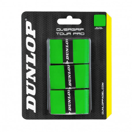 Padel bat overgrip DUNLOP TOUR PRO 3pcs. green