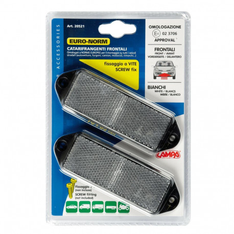 Reflektor valge 2tk, 90*35mm, E märgis