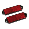 Reflektor punane 2tk, 90*35mm, E märgis
