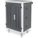 "Digitus Mobiler Ladeschrank für 30 Notebooks/Tablets bis 15,6'' USB-A UVC-Desinfektion Lüfter Schwa