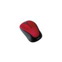 Logitech M235 Wireless Mouse, RF Wireless, 1000 DPI, Red/Black
