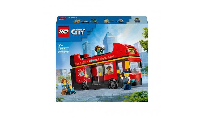 Lego punane kahekorruseline buss 60407