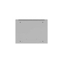 RACK CABINET 19" WALL-MOUNT 9U/600X450 FOR SELF-ASSEMBLY WITH METAL DOOR GREY LANBERG (FLAT PACK)