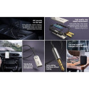 Baseus BA01 Bluetooth 5.0 USB, AUX (czarny)