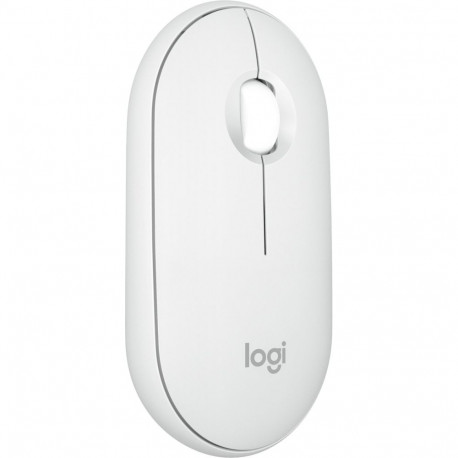 Logitech Pebble Mouse 2 M350s, mouse (white, Bluetooth, for Windows/macOS/iPadOS/Android/ChromeOS/Li