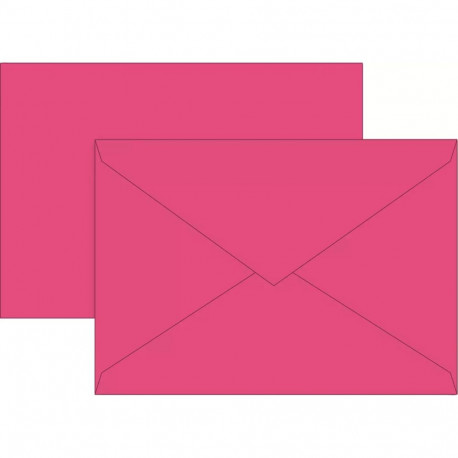 Ümbrik C6 10tk. pakis, fuksia, Brunnen