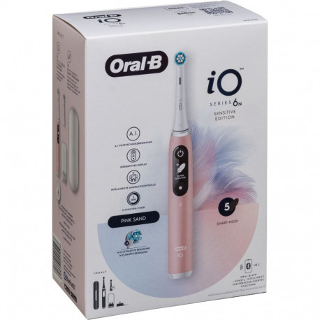 Oral-B Toothbrush + Travel Case | iO6 | Rechargeable | For adults | Number of brush heads included 1