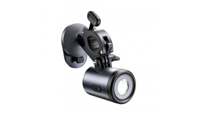 Baseus PrimeTrip 2-in-1 bike mount, phone holder + flashlight (black)