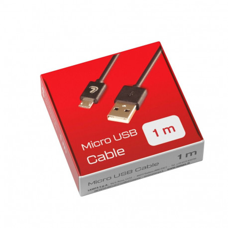 Micro USB laadimisjuhe 1m, must