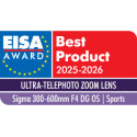 Sigma 300-600mm f/4.0 DG OS Sports objektiiv L-bajonett