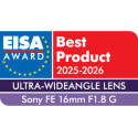 Sony FE 16mm f/1.8 G objektiiv