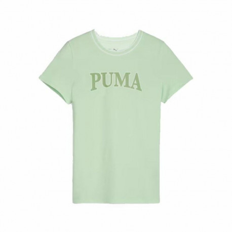 Child's Short Sleeve T-Shirt Puma Squad Lime green