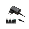 Qoltec 51736 universaalne toiteadapter 12V | 2.5A | 30W | 7 otsikut