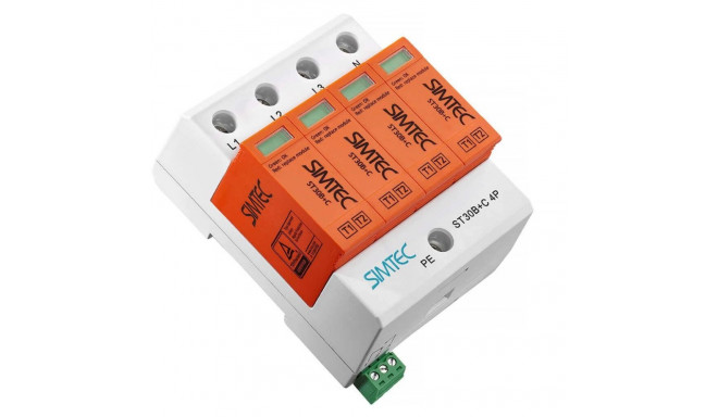 Surge Protector T1+T2 B+C 4P SIMTEC