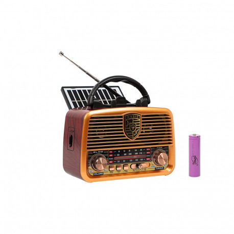 Blow RA10 analoogne kaasaskantav AM/FM BT päikesepatareiga raadio