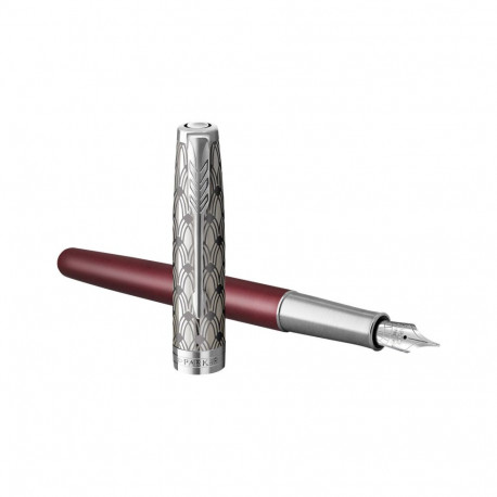 Täitepliiats Sonnet Premium Metal & Red CT (F) 18K – 2119650