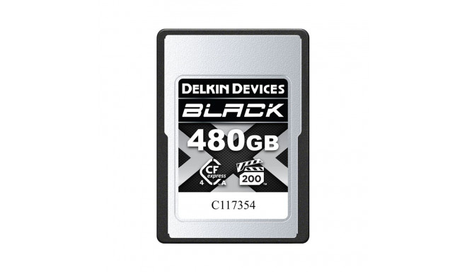 Delkin CFexpress 4.0 BLACK | Type A | VGP200, R1830/W1710 (Type A | 4.0) 480GB