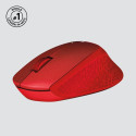 Logitech M330 Silent Plus RED - IN-HOUSE/EMS NO LANG EMEA RETAIL 2.4GHZ M-R0051