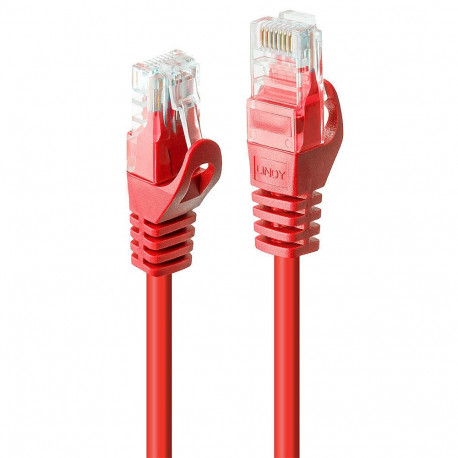 Patch cable Basic Cat6 U/UTP, red, 7.5m