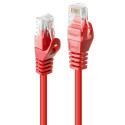 Patch cable Basic Cat6 U/UTP, red, 7.5m