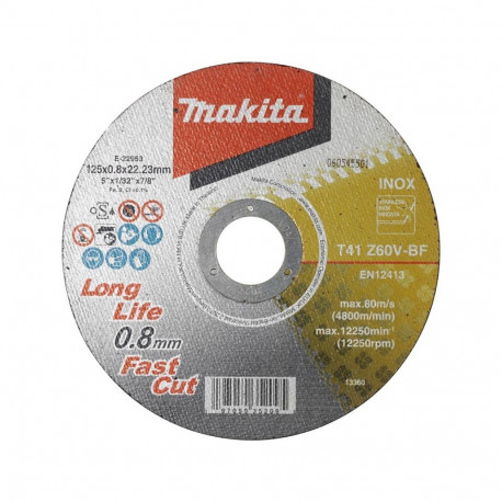 lõikeketas terasele Makita 125x0.8