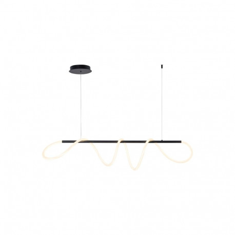 PENDANT LED valgusti TIGRIS pikk 4000K must